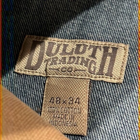 Duluth trading Carpenter jeans size 48 / 34 in EUC big boy jeans - Picture 4 of 9